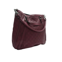 Load image into Gallery viewer, GUCCI Leather Satchel Bag Purple