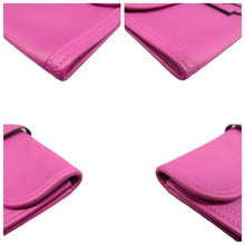 Load image into Gallery viewer, HERMES Jige Leather  Clutch Bag Purple