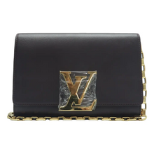 Load image into Gallery viewer, Louis Vuitton Louise Leather Chain Shoulder Bag Purple
