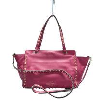 Load image into Gallery viewer, Valentino Garavani Rockstud Vitello Medium Tote Pink