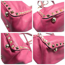 Load image into Gallery viewer, Valentino Garavani Rockstud Vitello Medium Tote Pink