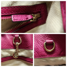 Load image into Gallery viewer, Gucci Soho Chain Leather Shoulder Bag Purple