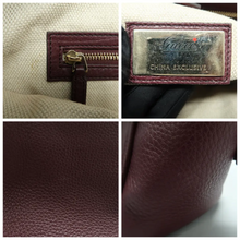 Load image into Gallery viewer, GUCCI Soho Top Handle Leather Satchel Bag Purple