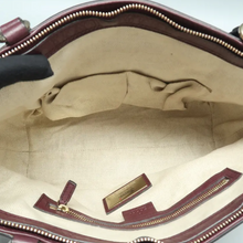 Load image into Gallery viewer, GUCCI Soho Top Handle Leather Satchel Bag Purple