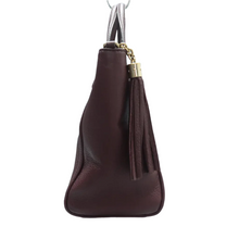 Load image into Gallery viewer, GUCCI Soho Top Handle Leather Satchel Bag Purple
