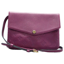 Load image into Gallery viewer, Louis Vuitton Twice Monogram Leather Shoulder Bag Purple