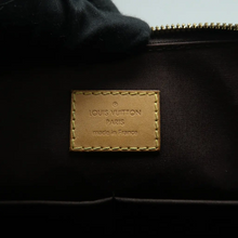 Load image into Gallery viewer, Louis Vuitton Alma Monogram Patent Leather Tote Bag Burgundy