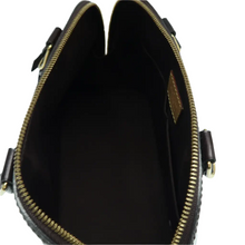 Load image into Gallery viewer, Louis Vuitton Alma Monogram Patent Leather Tote Bag Burgundy