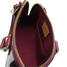 Load image into Gallery viewer, Louis Vuitton Alma Monogram Leather Satchel Bag Purple