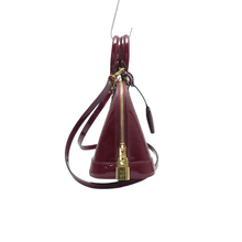 Load image into Gallery viewer, Louis Vuitton Alma Monogram Leather Satchel Bag Purple