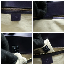 Load image into Gallery viewer, GUCCI Emily Patent Leather Shoulder Bag Purple