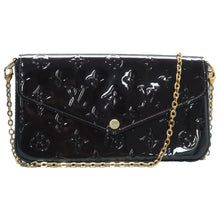 Load image into Gallery viewer, Louis Vuitton Felicie Mongoram Patent Leather Shoulder Bag Burgundy