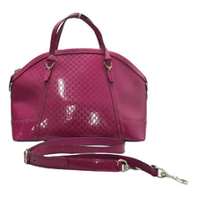 Load image into Gallery viewer, Gucci Nice Patent Leather Satchel Bag Pink