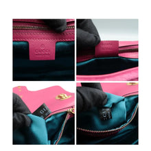 Load image into Gallery viewer, Gucci GG Marmont Blind Love Velvet Shoulder Bag Purple
