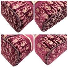 Load image into Gallery viewer, Christian DIOR Fabric Vanity case Deep Red