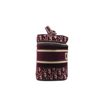 Load image into Gallery viewer, Christian DIOR Fabric Vanity case Deep Red