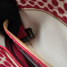 Load image into Gallery viewer, DIOR Lady Dior Fabric Shoulder Bag Red