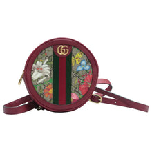 Load image into Gallery viewer, Gucci  Ophidia Web Flora GG Supreme Monogram Backpack Red