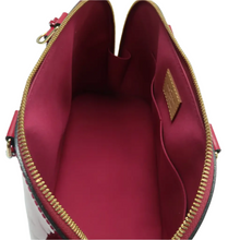 Load image into Gallery viewer, Louis Vuitton Alma Monogram Leather Satchel Bag Red