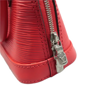 Load image into Gallery viewer, Louis Vuitton Alma EPI Leather Satchel Bag Red