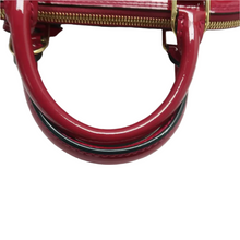 Load image into Gallery viewer, Louis Vuitton Alma Monogram Leather Satchel Bag Red