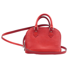 Load image into Gallery viewer, Louis Vuitton Alma EPI Leather Satchel Bag Red