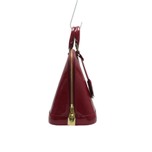 Load image into Gallery viewer, Louis Vuitton Alma Monogram Leather Satchel Bag Red