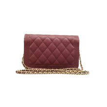 Load image into Gallery viewer, CHANEL Leboy Quilted Leather Crossbody Bag Red