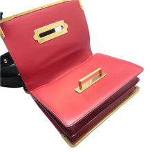 Load image into Gallery viewer, PRADA Cahier Leather Crossbody Bag Bicolor