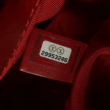 Load image into Gallery viewer, CHANEL Leather Shoulder Bag Red