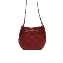 Load image into Gallery viewer, CHANEL Leather Shoulder Bag Red