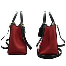 Load image into Gallery viewer, Louis Vuitton City Steamer Leather Satchel Bag Red
