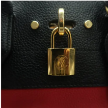 Load image into Gallery viewer, Louis Vuitton City Steamer Leather Satchel Bag Red