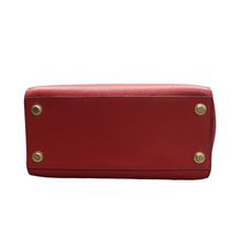 Load image into Gallery viewer, Louis Vuitton City Steamer Leather Satchel Bag Red