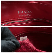 Load image into Gallery viewer, Prada Diagramme Soft Calfskin Camera Shoulder Bag Red