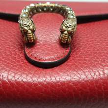 Load image into Gallery viewer, GUCCI Dionysus Chain Wallet Leather Shoulder Bag Red