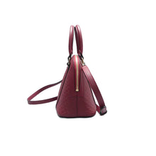 Load image into Gallery viewer, Gucci Dome Microguccissima Satchel Bag Burgundy