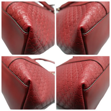 Load image into Gallery viewer, GUCCI Dome Leather Satchel Bag Red