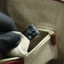 Load image into Gallery viewer, GUCCI Dome Leather Satchel Bag Red