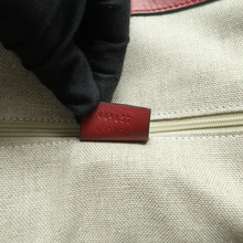 Load image into Gallery viewer, GUCCI Dome Leather Satchel Bag Red