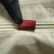 Load image into Gallery viewer, GUCCI Dome Leather Satchel Bag Red