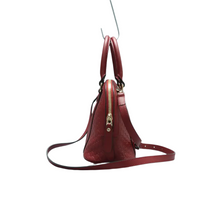 Load image into Gallery viewer, GUCCI Dome Leather Satchel Bag Red