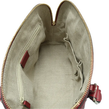 Load image into Gallery viewer, GUCCI Dome Leather Satchel Bag Red