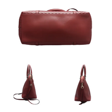 Load image into Gallery viewer, GUCCI Dome Leather Satchel Bag Red