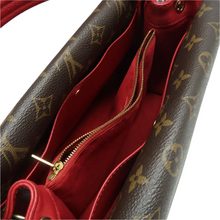 Load image into Gallery viewer, Louis Vuitton Double V Leather Satchel Bag Red