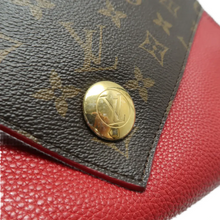 Load image into Gallery viewer, Louis Vuitton Double V Leather Satchel Bag Red
