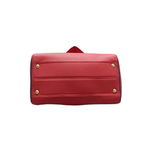 Load image into Gallery viewer, Louis Vuitton Double V Monogram Leather Satchel Bag Red