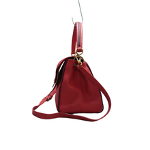 Load image into Gallery viewer, Louis Vuitton Double V Monogram Leather Satchel Bag Red