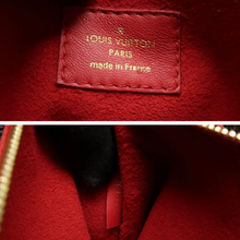 Load image into Gallery viewer, Louis Vuitton Double V Leather Satchel Bag Red