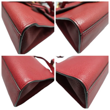 Load image into Gallery viewer, GUCCI GG Marmont Leather Satchel Bag Red